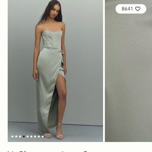 V. Chapman June Corset Sage Green Dress